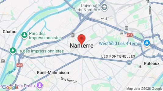 Apartments for rent i Bobigny - kort over placeringen