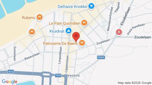 Apartments for rent i Knokke-Heist - kort over placeringen