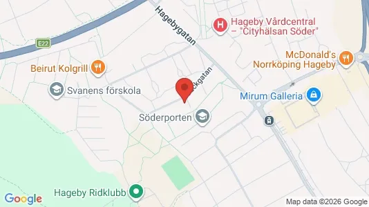 Apartments for rent i Norrköping - kort over placeringen