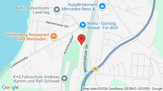 Apartments for rent i Mecklenburgische Seenplatte - kort over placeringen