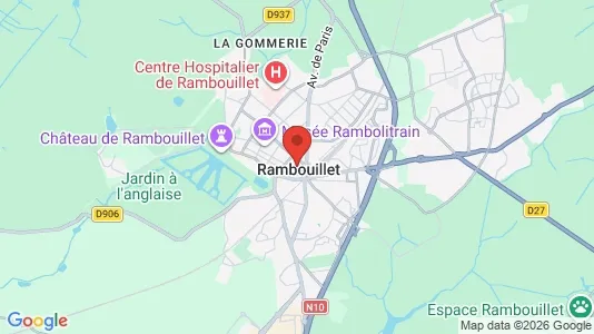 Apartments for rent i Rambouillet - kort over placeringen