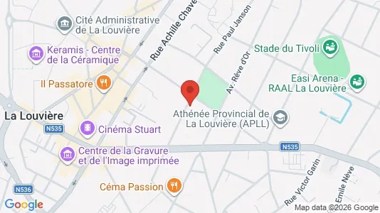 Apartments for rent i La Louvière - kort over placeringen