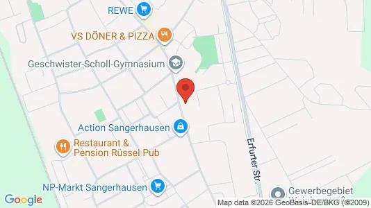 Apartments for rent i Mansfeld-Südharz - kort over placeringen