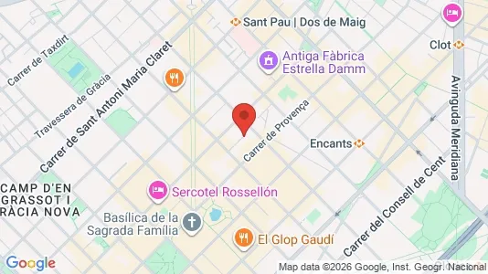 Apartments for rent in Barcelona Eixample - Photo from Google Street View