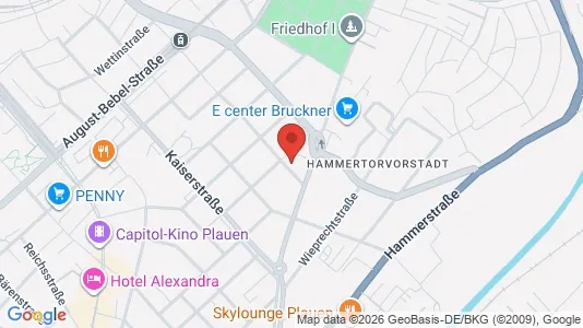 Apartments for rent i Vogtlandkreis - kort over placeringen