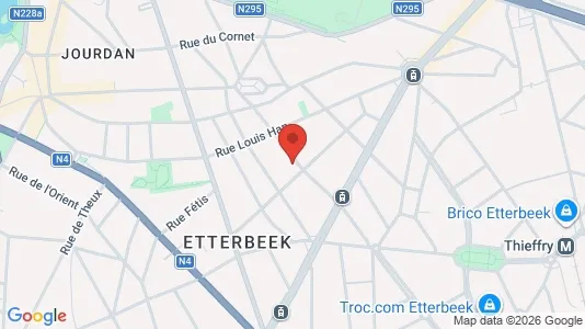 Apartments for rent in Brussels Etterbeek - Photo from Google Street View