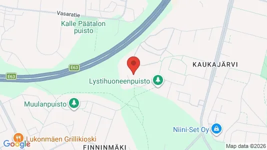 Apartments for rent i Tampere Kaakkoinen - kort over placeringen