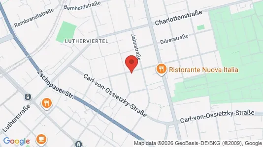 Apartments for rent i Chemnitz - kort over placeringen