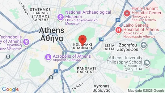 Apartments for rent i Athens Kolonaki - kort over placeringen