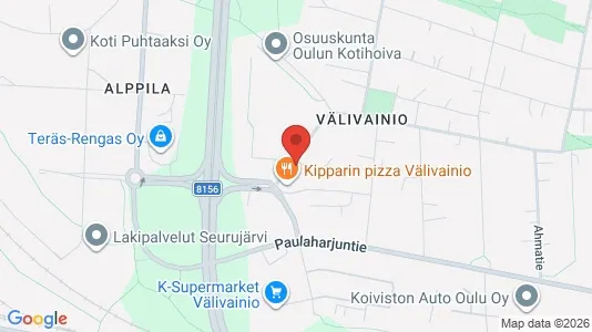 Apartments for rent i Oulu - kort over placeringen