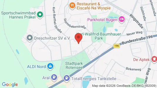 Apartments for rent i Vorpommern-Rügen - kort over placeringen