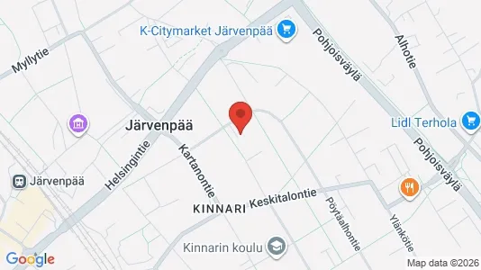 Apartments for rent i Järvenpää - kort over placeringen
