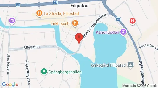 Apartments for rent i Filipstad - kort over placeringen