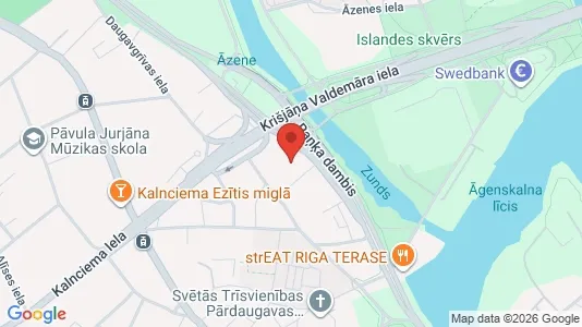 Apartments for rent i Riga Avoti - kort over placeringen