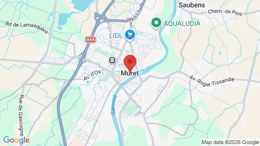 Houses for rent i Muret - kort over placeringen