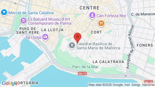 Apartments for rent i Palma de Mallorca - kort over placeringen