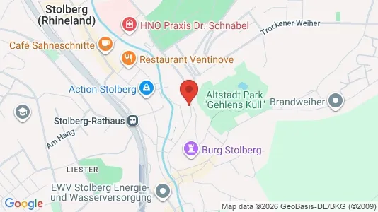 Apartments for rent i Aachen - kort over placeringen