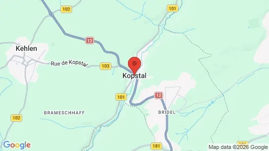 Houses for rent i Kopstal - kort over placeringen