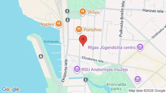 Apartments for rent i Riga Centrs - kort over placeringen