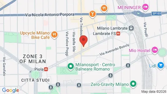 Apartments for rent i Milano Zona 3 - Porta Venezia, Città Studi, Lambrate - kort over placeringen