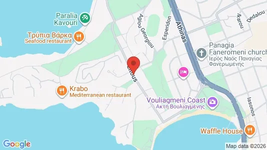 Houses for rent i Vari-Voula-Vouliagmeni - kort over placeringen