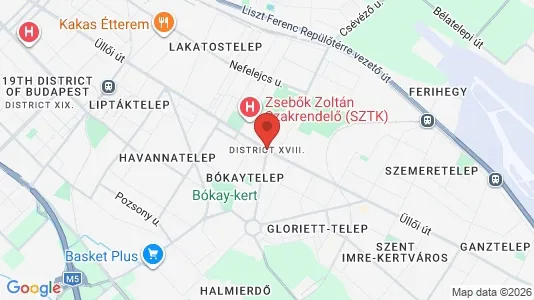 Houses for rent i Budapest Pestszentlőrinc-Pestszentimre - kort over placeringen