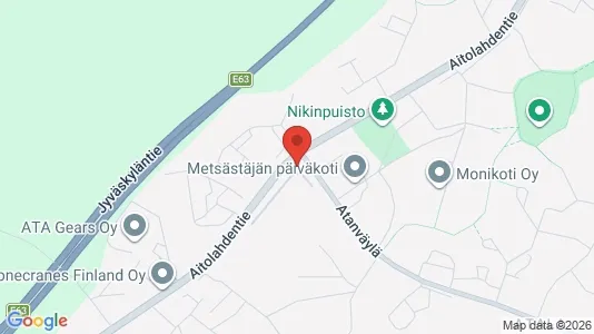 Apartments for rent i Tampere Koillinen - kort over placeringen