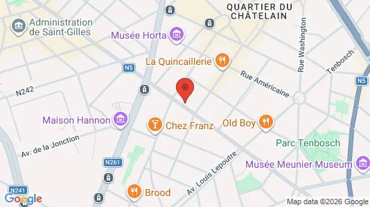 Apartments for rent in Brussels Elsene - Photo from Google Street View