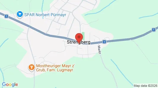 Apartments for rent i Strengberg - kort over placeringen