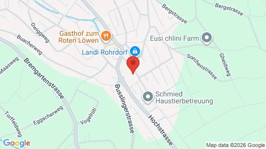 Apartments for rent i Baden - kort over placeringen