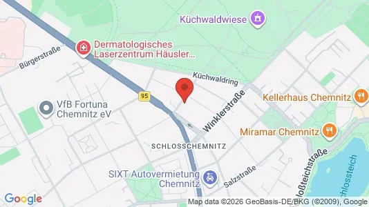 Apartments for rent in Chemnitz - Photo from Google Street View