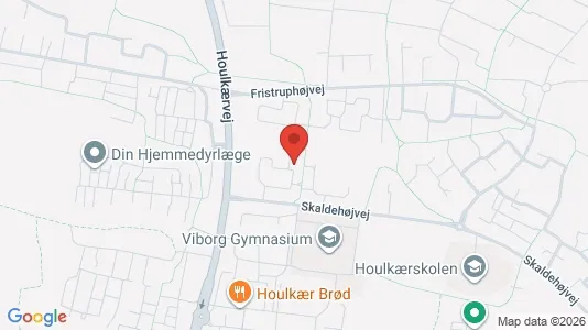 Apartments for rent i Viborg - kort over placeringen