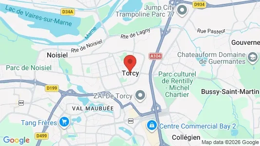 Apartments for rent in Torcy - Photo from Google Street View