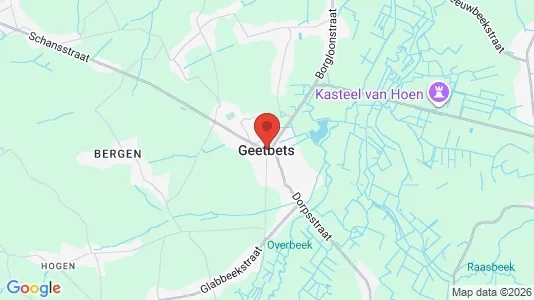 Houses for rent i Geetbets - kort over placeringen