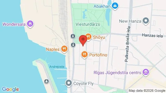 Apartments for rent i Riga Centrs - kort over placeringen