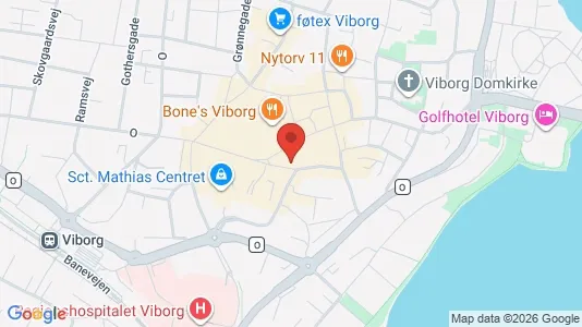 Apartments for rent i Viborg - kort over placeringen