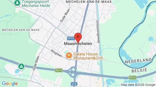 Houses for rent i Maasmechelen - kort over placeringen