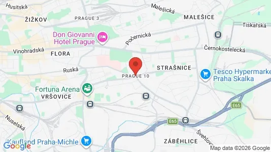 Apartments for rent in Prague 10 - Photo from Google Street View