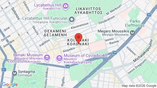 Apartments for rent i Athens Ampelokipoi - kort over placeringen