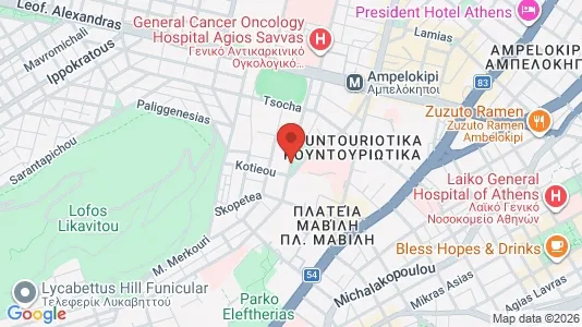 Apartments for rent in Athens Ampelokipoi - Photo from Google Street View
