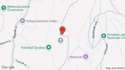 Apartments for rent i Sljeme (Medvednica-Tomislavac) - kort over placeringen