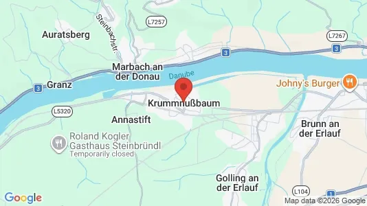 Apartments for rent i Krummnußbaum - kort over placeringen