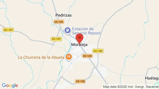 Apartments for rent i Moraleja - kort over placeringen