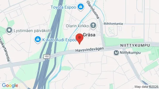 Apartments for rent i Espoo - kort over placeringen