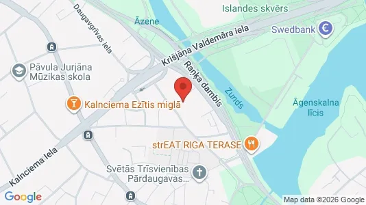 Apartments for rent i Riga Āgenskalns - kort over placeringen