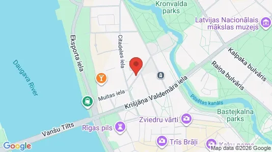 Apartments for rent i Riga Centrs - kort over placeringen