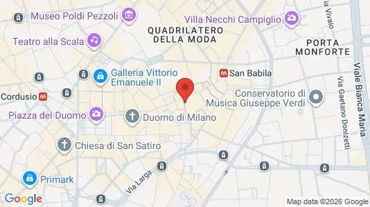 Apartments for rent i Milano Zona 1 - Centro storico - kort over placeringen