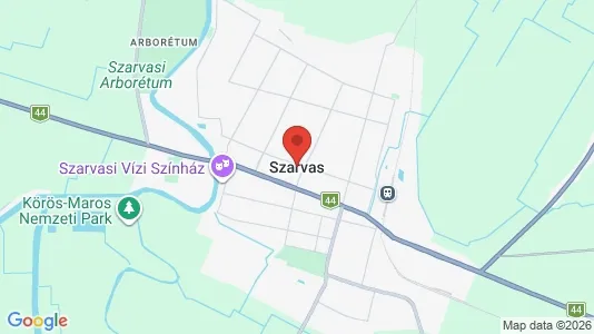Apartments for rent i Szarvasi - kort over placeringen