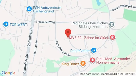 Apartments for rent i Mecklenburgische Seenplatte - kort over placeringen