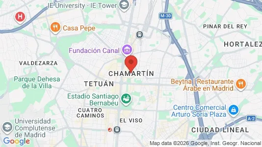 Apartments for rent in Madrid Chamartín - Photo from Google Street View